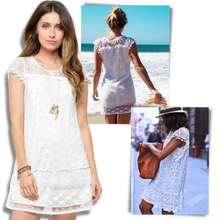 Cargar imagen en el visor de la galería, Vestido boho chic de encaje
 - Ozerty