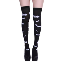 Cargar imagen en el visor de la galería, Calcetines de compresión para Halloween -Vuelo oscuro - Ozerty
