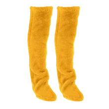 Cargar imagen en el visor de la galería, Calcetines calentadores de tiro alto -Amarillo - Ozerty