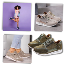 Cargar imagen en el visor de la galería, Zapatillas con cuña y cristales strass
 - Ozerty